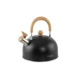 Tea Break Kettle Lux 2.2 Litre L Black Düdüklü Çaydanlık Demlik