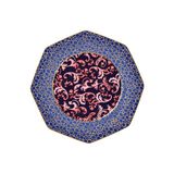 Tea Delight Blooming Baroque Mor Tekli Ekmek Tabağı 17CM - Pembe - Beyaz - yok