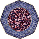 Tea Delight Blooming Baroque Mor Tekli Ekmek Tabağı 17cm