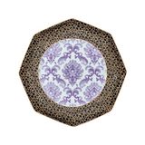 Tea Delight Blooming Baroque Tekli Tatlı Tabağı 21CM - Mor - yok
