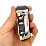 Teak Tuning Tam Parmak Tahtası Kaset Bandı Sürümü - Premium, Isı Transferi Grafiği - Profesyonel Şekil ve Boyut - Rulman Tekerlekleri, Pro Kamyonlar, 61A Pro Duro Burçlar - 32 mm x 97 mm Güverte