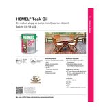 Teak Yağı 0,75 Lt Ahşap Yüzeyler İçin Koruma Sağlayan