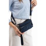 Teal Collection Unisex Mini Çapraz Çanta – Küçük Boy, Hafif, Günlük Kullanıma Uygun, Çok Amaçlı Omuz ve Bel Çantası - Lacivert