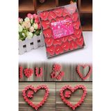 Tealight Mum 50'li Kalpli Kırmızı Yer Mumu Evlilik Teklifi Yıldönümü Süsleme - Çok Renkli - Genel