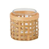 Tealight mumluk, bambu, 8 cm