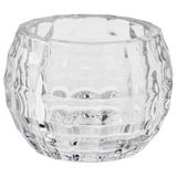 Tealight mumluk, saydam cam, 6 cm