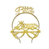 Team Bride Tac Gözlük Seti Bride Parti Aksesuar Taç Gözlük, 655205500202