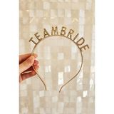 Team Bride Taç Rose Gold Nedime Tacı Bekarlığa Veda Tacı Rose Gold Team Bride - 1 Adet