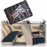 Team Car AUTOKIT Dekoratif Oto Koltuk Minderi Çok Amaçlı Kullanım - Siyah - Beyaz