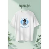 Team Jeremiah The Summer I Turned Pretty Baskılı Pamuklu Oversize T-Shirt - Beyaz