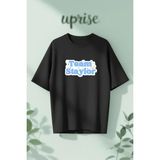 Team Staylor Steven Taylor The Summer I Turned Pretty Baskılı Pamuklu Oversize T-Shirt - Siyah