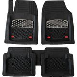 TeamCar Safir Hyundai Accent Blue Krom Karbon Siyah Havuzlu Paspas