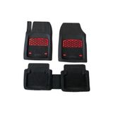 TeamCar Safir Renault Clio 2 Krom Kırmızı Havuzlu Paspas