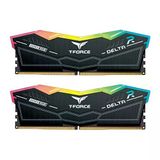 Teamgroup T-Force Delta Rgb Ddr5 32 Gb Kit (2X16 Gb) 6400 Mhz (Pc5-51200) Cl40 Masaüstü Bellek Modülü Ram (Siyah), Z690 İçin - Ff3d532g6400hc40bdc01