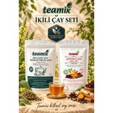 teamix Mullein + Atom Çayı - Sığırkuyruğu ve Zencefilli Özel Karışım Bağışıklık ve Kış Destek Paketi