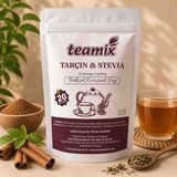 Teamix Tarçın Stevia Bitkisel Karışımlı Çay 20 Süzen Doypack Ambalaj - 20 Adet