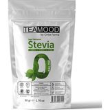 TEAMOOD Doğal Tatlandırıcı Stevia Yaprağı 50 gr 0 Kalori ve Şeker İçermeyen Bitki Çayı