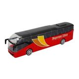 Teamsterz Street Kings Die Cast Şehir Otobüsü 18,5 cm Metal Model Oyuncak Araç (Kırmızı)