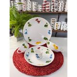 Tebak Collection 5 Parça Dinazorlar Model Porselen Çocuk Yemek Takımı Mama Seti