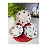 TEBAK COLLECTION KARLAR ÜLKESİ FROZEN ELSA DESENLİ 6 parça ÇOCUK BEBEK YEMEK TAKIMI BESLENME SETİ