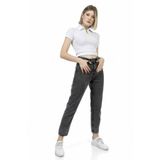 Tebessüm Life Ramrod Füme Boyfriend Jean Kadın Solmaz Mom Toparlayıcı Kot Pantolon