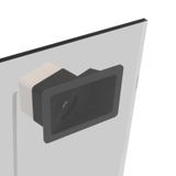 Teccle Wyze Cam OG ve OG Telefoto için Açılı Pencere Montajı, 20 Derece Yukarı/Aşağı/Sol/Sağdan Pencereden Kullanın Cam OG, Ön Avluya ve Araba Yoluna Bakın (20° eğilebilir Pencere Montajı, Siyah/1'li