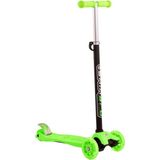 Tech Bello Twister Maxi 3 Tekerlekli Yeşil Renk Işıklı Scooter 2-9 Yaş Çocuklar İçin Güvenli Sürüş