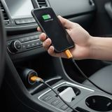 Tech Butiq 4in1 65W Hızlı Şarj Kablosu – Type-C To Usb-A + Type-C To Lightning, 27W Pd Destekli Çoklu Şa