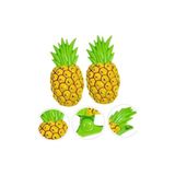 Tech Butiq Ananas Şeklinde Jumbo Boy Havlu Mandalı Klips, Plaj Havlusu Tutucu - Mavi
