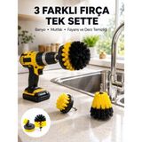 Tech Butiq Banyo, Mutfak, Jant ve Fayans Temizliği Için Uygun Matkap Başlığı