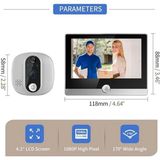 Tech Butiq Kablosuz Kapı Dürbünü ve Zil Seti: Hd Ekranlı ve Hareket Algılayıcılı Güvenlik Çözümü