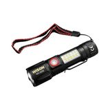 Tech Butiq Wison WS-2828 1000 Lümen Mıknatıslı USB Şarjlı El Feneri - 0,5