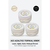 Tech Care 3'lü Acı Azaltıcı Care Cream-Topical Cream Lazer Epilasyon Ağda Dolgu Prp Kalıcı Makyaj