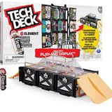 Tech Deck dönüştürülebilen oyun ve sergi rampa seti ve özel parmak kaykaylı taşıma çantası, 6 yaşından büyük çocuklar için oyuncak, gül kurusu (şeffaf)