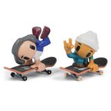 Tech Deck SK8 Crew Figürlü Parmak Kaykayı 2’li Paket S1 - Siyah Şapkalı Ve Gri Şapkalı