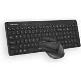 Tech FG2400 Air2 Mini Q-Türkçe Fn-Multimedya Klavye + Optik Mouse Sessiz 2.4ghz Kablosuz Klavye Mouse Set