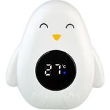 Tech Store PİL HEDİYELİ Bebekler Için Su Sıcaklığı Ölçer Bebek Banyo Termometresi - Beyaz Penguen