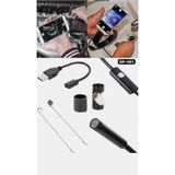 Techadres Endoskop Yılan Kamera 10 mt Kablo IP67 Su Geçirmez 6 LED Işık USB Mikrousb ve Type-C Bağlantılı - 10m