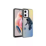 Techaks 56AÖ-8680436706701-817 Xiaomi Redmi Note 12 4G Kılıf Kamera Çıkıntılı Desenli Figürlü Mat Yüzeyli Sert Kapak Dragon