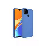 Techaks T25119-TCHS Redmi 10A Kılıf Metal Çerçeve Ve Buton Tasarımlı Silikon Zore Luna Kapak - Lavendery Gray