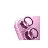 Techaks TCHS Mikro Kamera Lens Koruyucu - Pembe İPhone 16 ile uyumlu