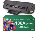 Techarbor 106A - W1106A Muadil Toner / Hp Laser 107A Yazıcı Uyumlu - Siyah