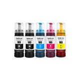 TecHarbor Epson 2 Siyahlı EcoTank L3250 L3252 L3151 L1110 L1210 L3211 L3266 L3296 L5190 L3256 Yazıcılara Uyumlu 103 Muadil Mürekkep Seti