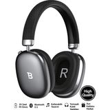 Tech&bello accessories Kablosuz Kulaküstü Bluetooth Kulaklık Stereo-Mikrofon-Aux HK-034 - Siyah