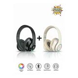 Tech&bello accessories Kablosuz Kulaküstü Siyah-Krem Bluetooth Kulaklık Stereo-Mikrofon-aux Sd Kart HK-035