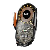Tech&bello accessories Kablosuz Uyumlu Şarjlı Indüksiyonlu 360 Döner Manyetik Sensörlü Araç Telefon Tutucu Tb-c13