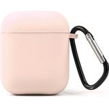 Tech&bello accessories Premium Silikon 1 ve 2 Nesil Koruyucu Içi Kumaş Kulaklık Kılıfı - Bej