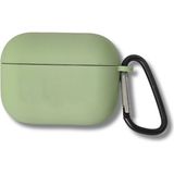 Tech&bello accessories Premium Silikon Pro ve Pro 2 Nesil Premium Koruyucu Içi Kumaş Kulaklık Kılıfı - Fıstık Yeşili