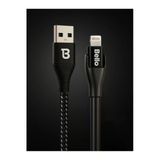 Tech&bello accessories Usb-a To Lightning Hızlı Şarj & Data Kablo - 1.5m Örgülü, Alüminyum Standlı Ba-02