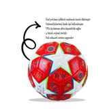 TECHCG Orijinal 4 Astarlı Futbol Topu Pompalı Sert Zemin Halı Saha 480 Gram No:5 Beyaz, TECHCHTOP10
